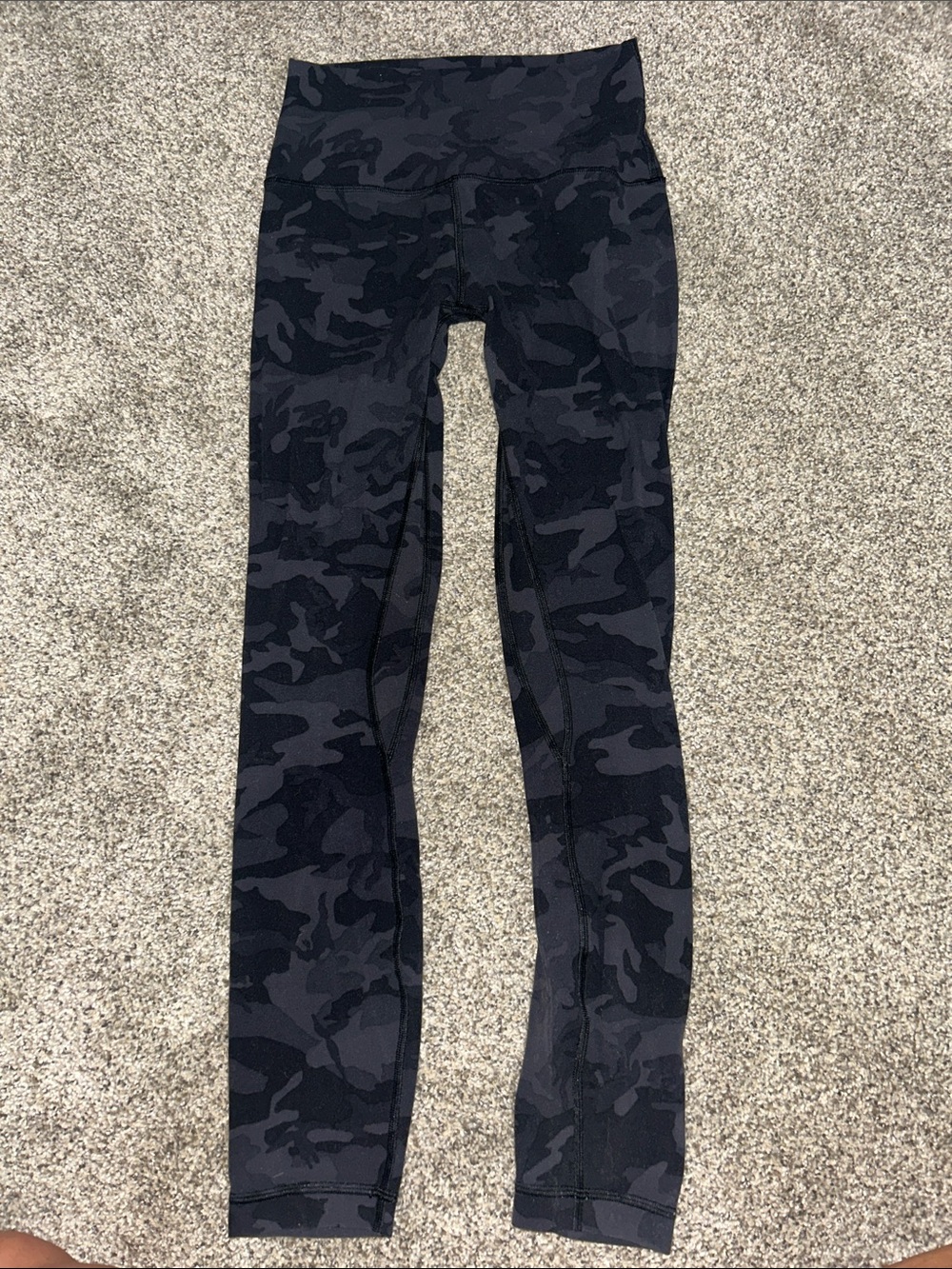 lululemon athletica Black & Charcoal Camo Leggings